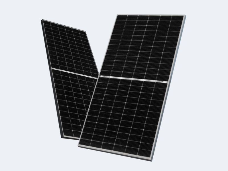 IYRO solar PV modules installed on a commercial rooftop array